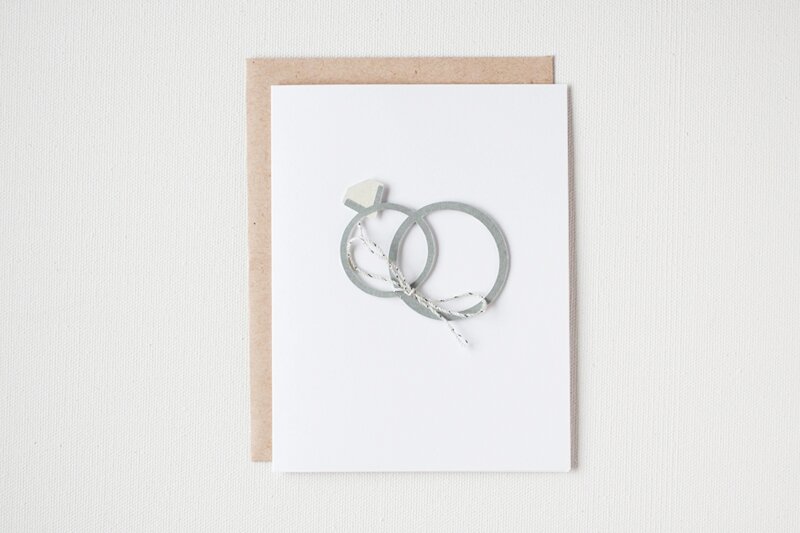 wedding rings - anastasia marie card