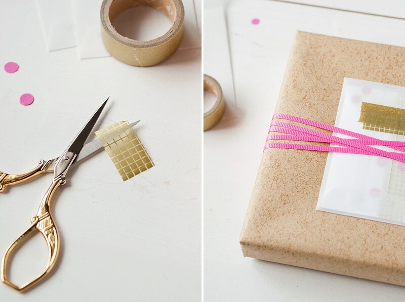 color pop // gift wrap idea by Anastasia Marie